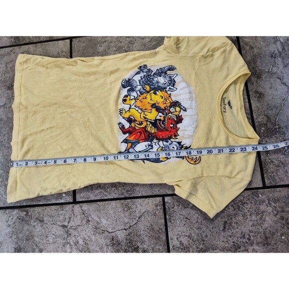 TeeFury Game of Thrones DANCING SIGILS HOUSE ANIMALS Size Small Yellow - Picture 2 of 11